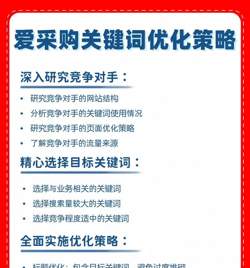 选择网站关键词的策略是什么？