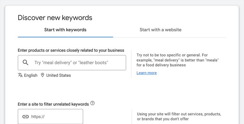 如何在Google上查找网站关键词？