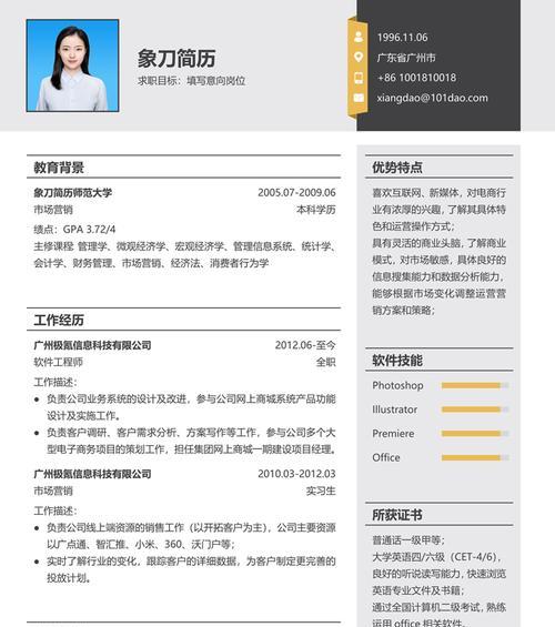 网站营销优化简历怎么写？如何突出个人优势？